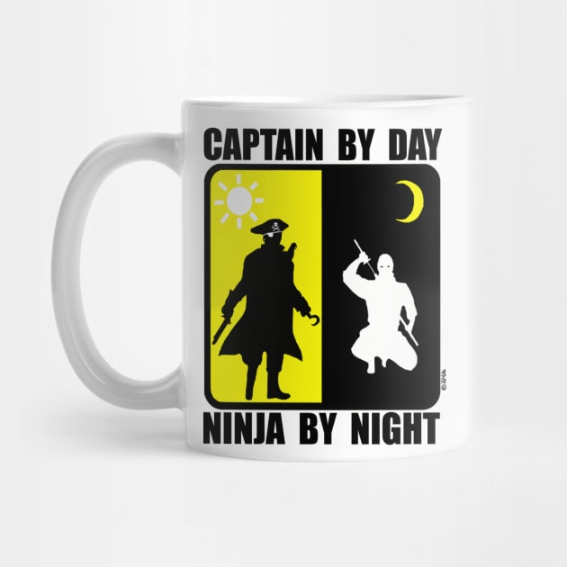 Captain by Day, Ninja by Night by NewSignCreation